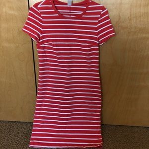 Striped t-shirt dress